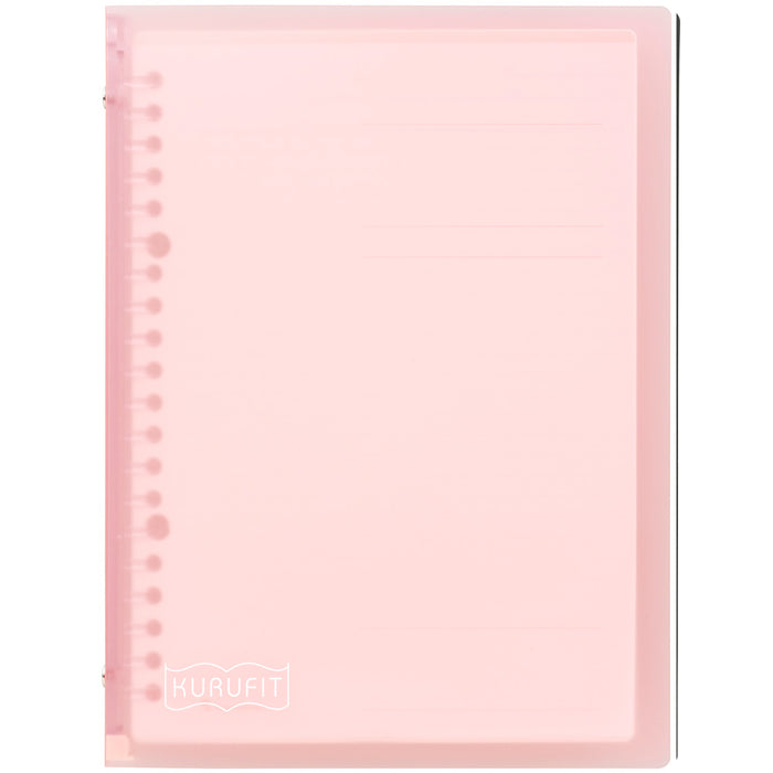 Maruman Ordner Kurufit A5 Kunststoffordner F091-38 (L Pink)