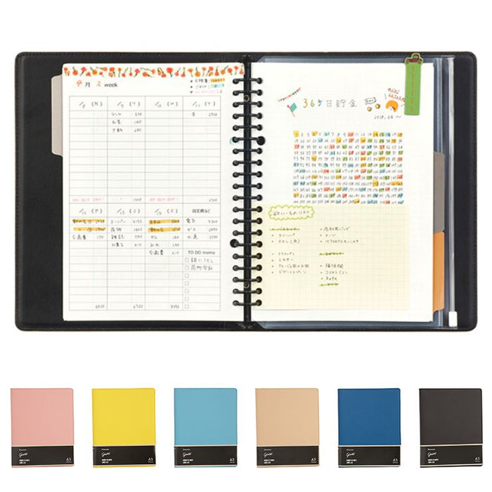 F290-02 マルマン_Ａ５バインダージウリスブルー_F290-02