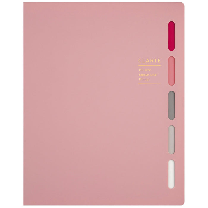 マルマン Ｂ５バインダー　クラルテ　ピンク　 F311-08