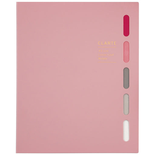 マルマン Ａ５バインダー　クラルテ　ピンク　 F415-08