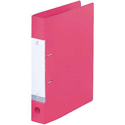 リヒトラブ D型リングファイル G2230-3 A4S 赤