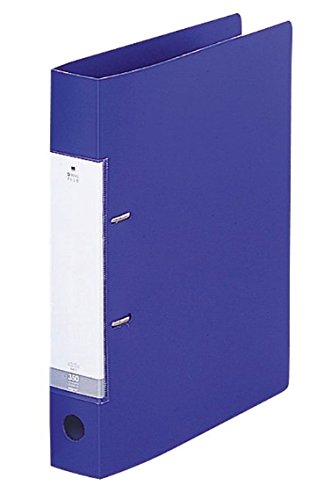 リヒトラブ D型リングファイル A4S 2穴 350枚 青 G2230-8