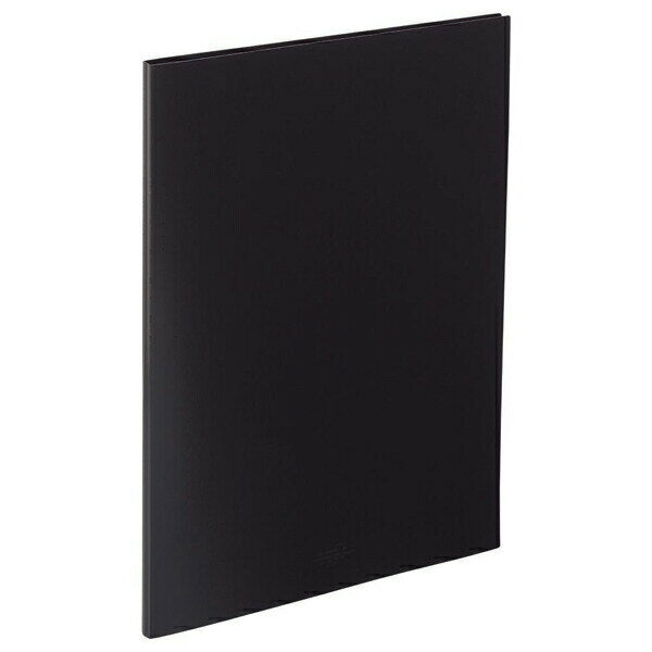 アクアドロップス クリヤーブック ポケット交換タイプ 黒 N-5051-24(1冊) リヒトラブ N-5051-24