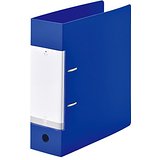 リヒトラブ D型リングファイル A4S 750枚差 青 G2290-8