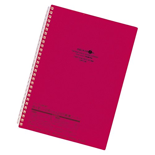 N-1608-1 ＡＱＵＡ ＤＲＯＰｓ　ツイストリング・ノート セミＢ５・Ｓ型 ２９穴 乳白 リヒトラブ 4903419324964