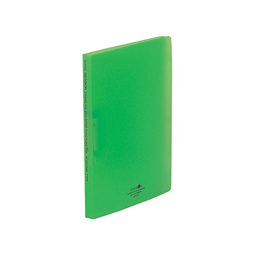 リヒトラブ アクアドロップス スーパーパンチレスファイル A4 黄緑 F5030-6