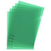 F-78EC-7 カラークリヤーホルダー Ａ４ 緑 リヒトラブ 4903419165246（5セット）