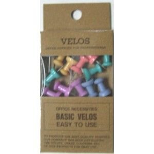 ベロス ダルマ画鋲 ニューパック DF-108P パステルMIX 15本