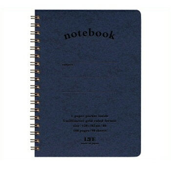 ライフ ノート B6 青N191A ライフ N191A　4990168050565（3セット）