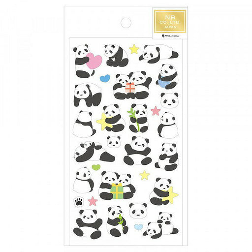 エヌビー　不織布シール　パンダ5374106 4909510187743（10セット）