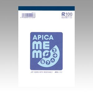 アピカ A6メモパッド メモ2