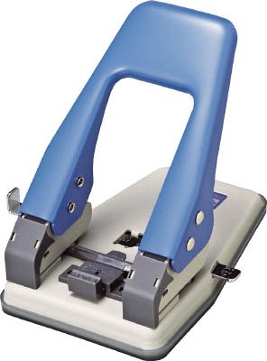 オープン工業 2穴パンチ 青 PU-80N-BU