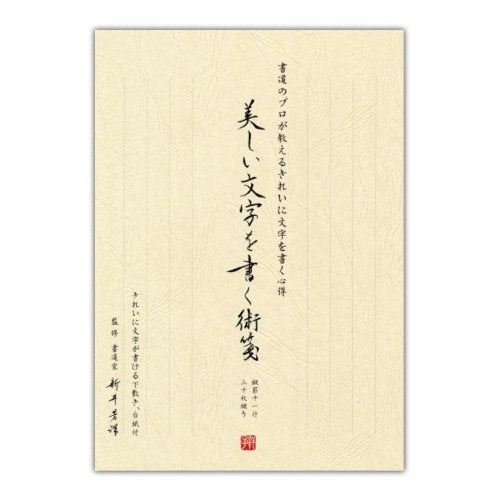 菅公工業 美しい文字を書く術箋 セ074
