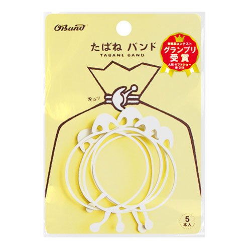 オーバンド たばねバンド #18*3 ホワイト(5本入) 共和 4971620214428
