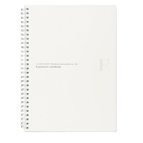 キョクトウ Wリングノート F.O.B COOP ホワイト B5 無地 PTW03W