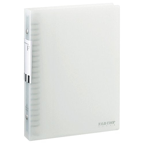 キョクトウ バインダー F.O.B COOP クリア A5 20穴 LN42T