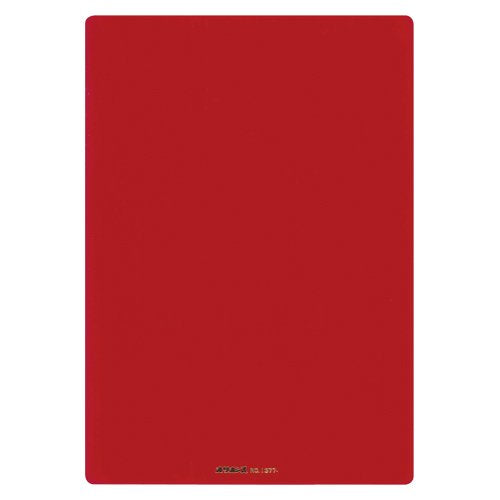 共栄プラスチック Ａ４色透明下敷 レッド ＮＯ．１３７７－Ｒ