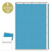 共栄プラスチック・カラー方眼下敷A4判 ブルー・CPK-A4-B