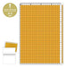 共栄プラスチック・カラー方眼下敷A4判 イエロー・CPK-A4-Y