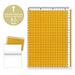 共栄プラスチック カラー方眼下敷きB5判 イエロー CPK-B5-Y