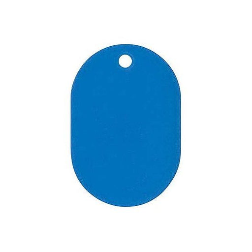 共栄プラスチック プラスチック番号札 無地 番号なし小   無地 ブルー NO.9C-158933 共栄プラスチック 4963346158933