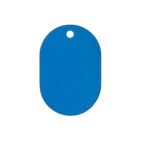 共栄プラスチック プラスチック番号札 無地 番号なし小   無地 ブルー NO.9C-158933 共栄プラスチック 4963346158933