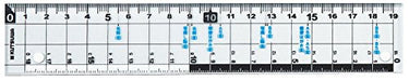クツワ HiLiNE サイズカッター定規 19cm KB015