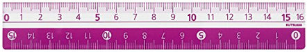クツワ STAD カラー定規 16cm KB027PU パープル