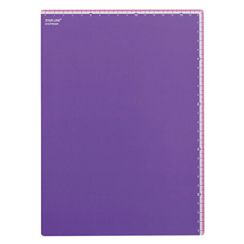 クツワ B5学校下じき パープル ST106PU クツワ 4901478144943（10セット）
