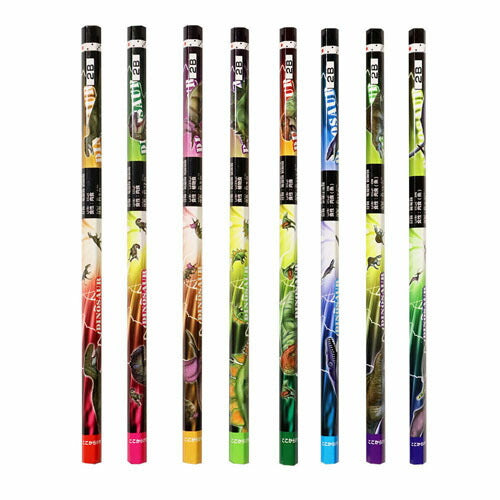 恐竜博士えんぴつ2B PA022 クツワ 4901478170935（5セット）