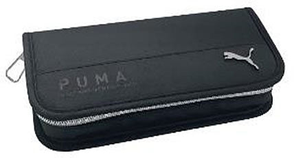 クツワ_メタルキャットペンケース（ブラック） PM388BK /4901478181153（3セット）