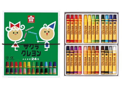 Sakurakure Pass Crayon Taromaki 24 Color Ly24r