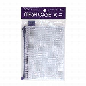 セキセイ アゾン メッシュケース パック入り PHOTOサイズ ブルー AZ-135P-10