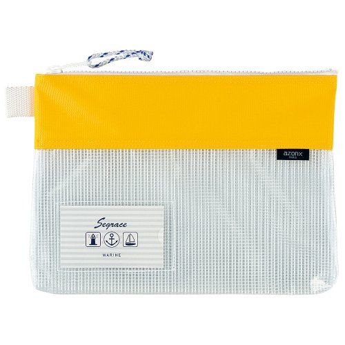 セキセイ セグレス メッシュケース A5タイプ イエロー AZ-2325