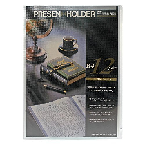 セキセイ ページイン プレゼンホルダー B4-S クリア PAL-703
