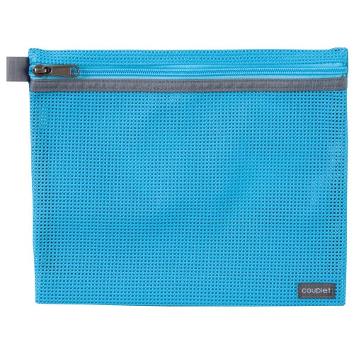 セキセイ クプレ メッシュケース M（A5） ライトブルー CP-3355