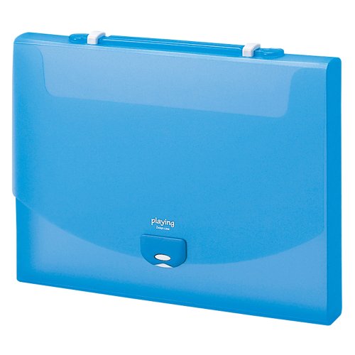 セキセイ プレイング 2ウェイケース A4 ブルー AP-952