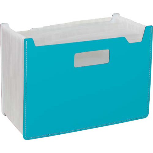 セキセイ パピエリ ドキュメントスタンド ワイド 25P ブルー FB-2382