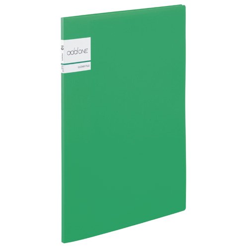 セキセイ アドワン クリヤーファイル A4-S 10ポケット グリーン AD-2011-30