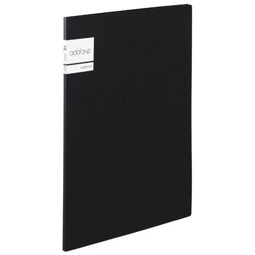 セキセイ アドワン クリヤーファイル A4-S 10ポケット ブラック AD-2011-60