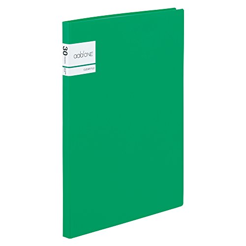 セキセイ アドワン クリヤーファイル A4-S 30ポケット グリーン AD-2031