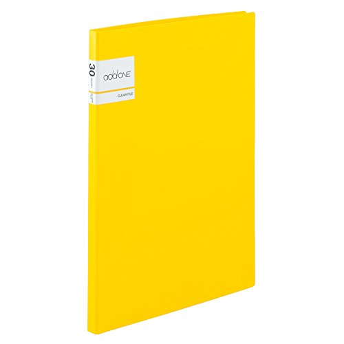 セキセイ アドワン クリヤーファイル A4-S 30ポケット イエロー AD-2031