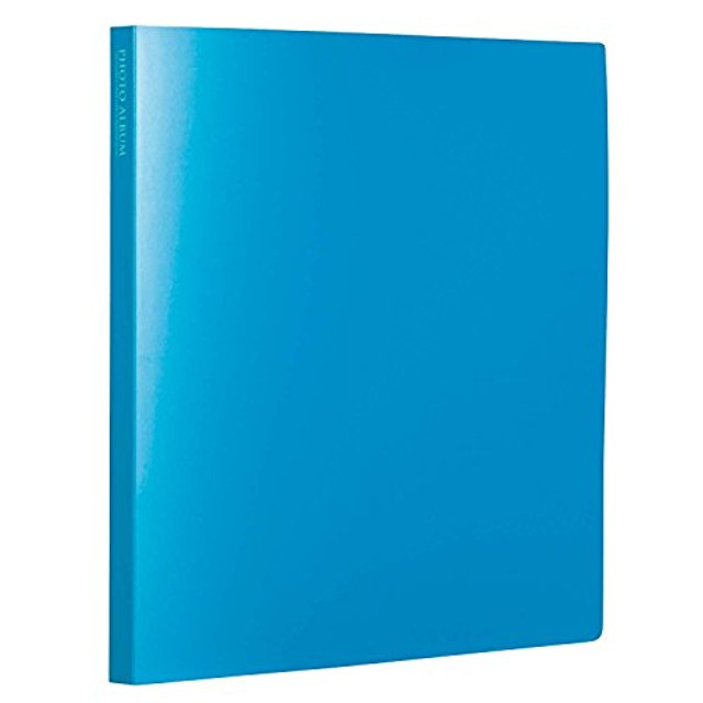 Sekisei photo album high transparent L size 240 sheets blue (1 piece)