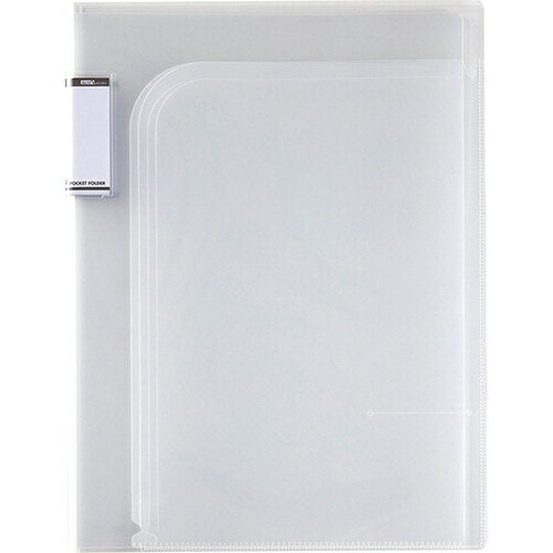 セキセイ ACT-5914-90 クリア（T） アクティフV 14ポケットフォルダーA4 クリア