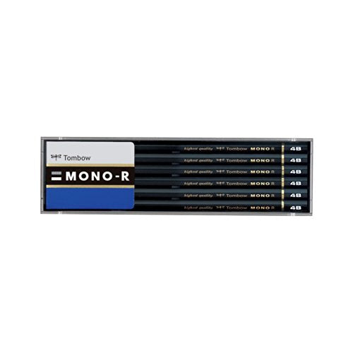 トンボ鉛筆 トンボ鉛筆 鉛筆 MONO モノR 4B 1ダース プラケース MONO-R4B