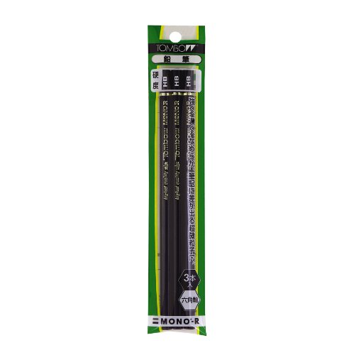 トンボ 鉛筆モノR HB パック 3本 トンボ鉛筆 4901991011678（5セット）