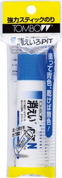 トンボ鉛筆 スティックのり 消えいろピットNパック PKPT-NC