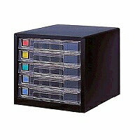 レターケース　Ａ４　 AL-55ｸﾛ ナカバヤシ 4902205975373