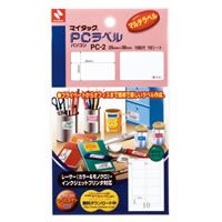 NICHIBAN  PCラベル一般無地 PC-2 ニチバン 4987167032425