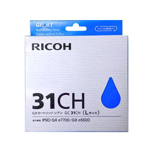 RICOH GX Cartridge GC31CH 1 color Ricoh 496131851124 — オフィス